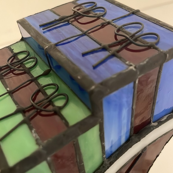 Stain glass/Metal Sleigh - Picture 11 of 13